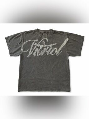 Vitriol offers the Blurred Flowers t-shirt in a grey cotton Size medium